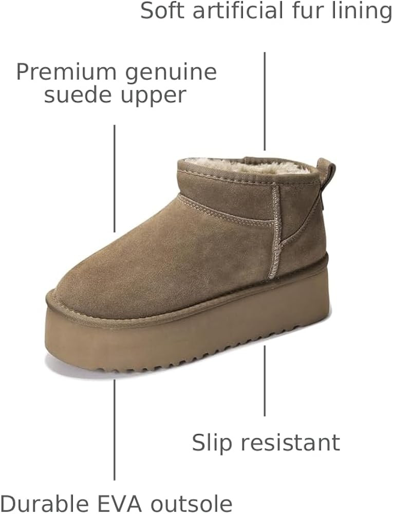 Project Cloud 100% Genuine Leather Ankle Boots for Women - Anti-Slip Memory Foam Insole Womens Bo... | Amazon (US)