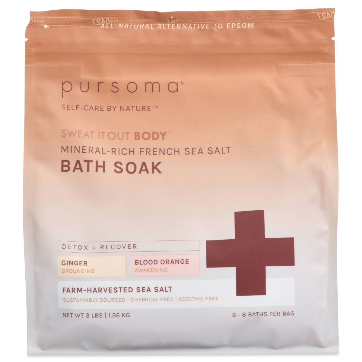 Pursoma Sweat It Out Body Ginger Bath Soak - 48oz | Target