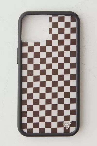 Wildflower Brown Checkered iPhone Case | Urban Outfitters (US and RoW)
