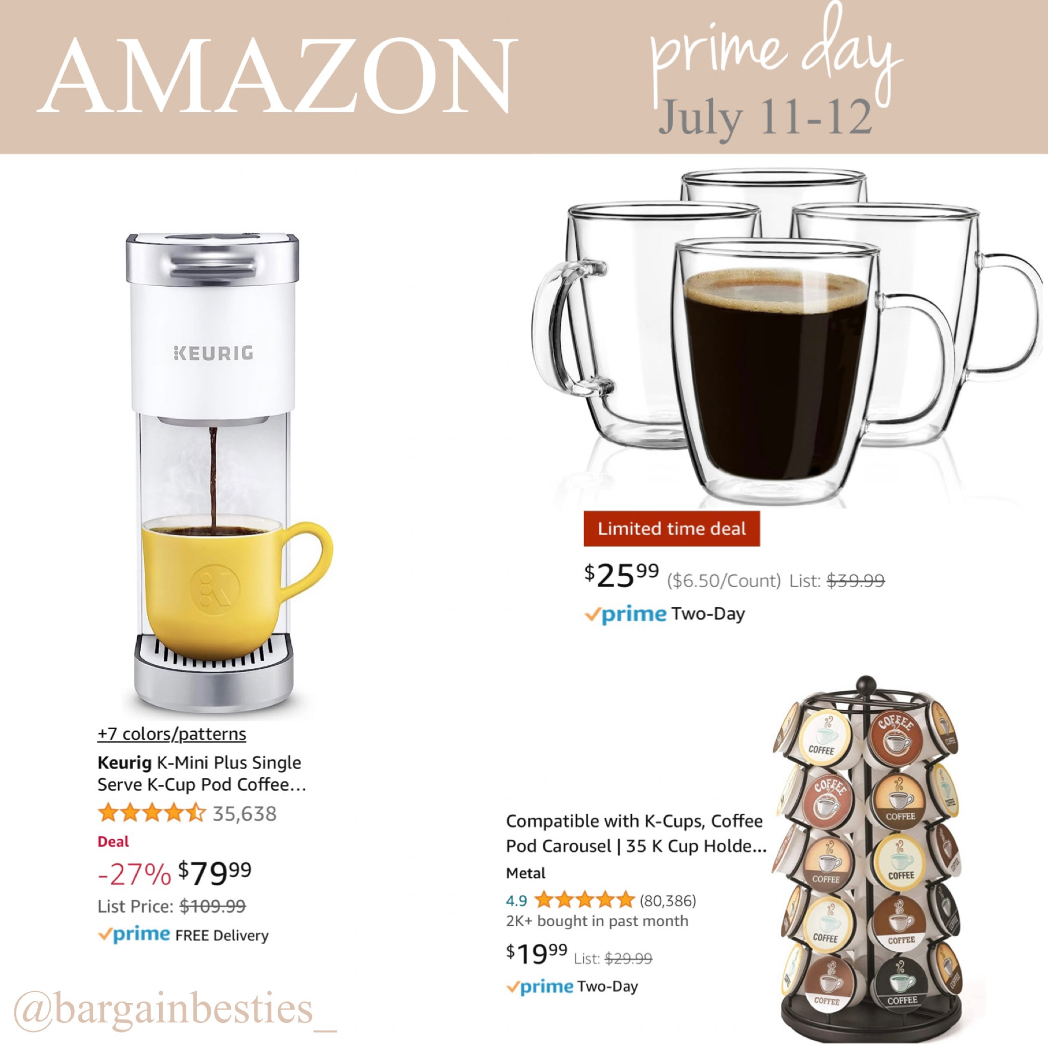 Some of my coffee favorites are on sale for prime day deals 🤩 where are my coffee lovers at?

#LTKxPrimeDay #LTKsalealert #LTKFind