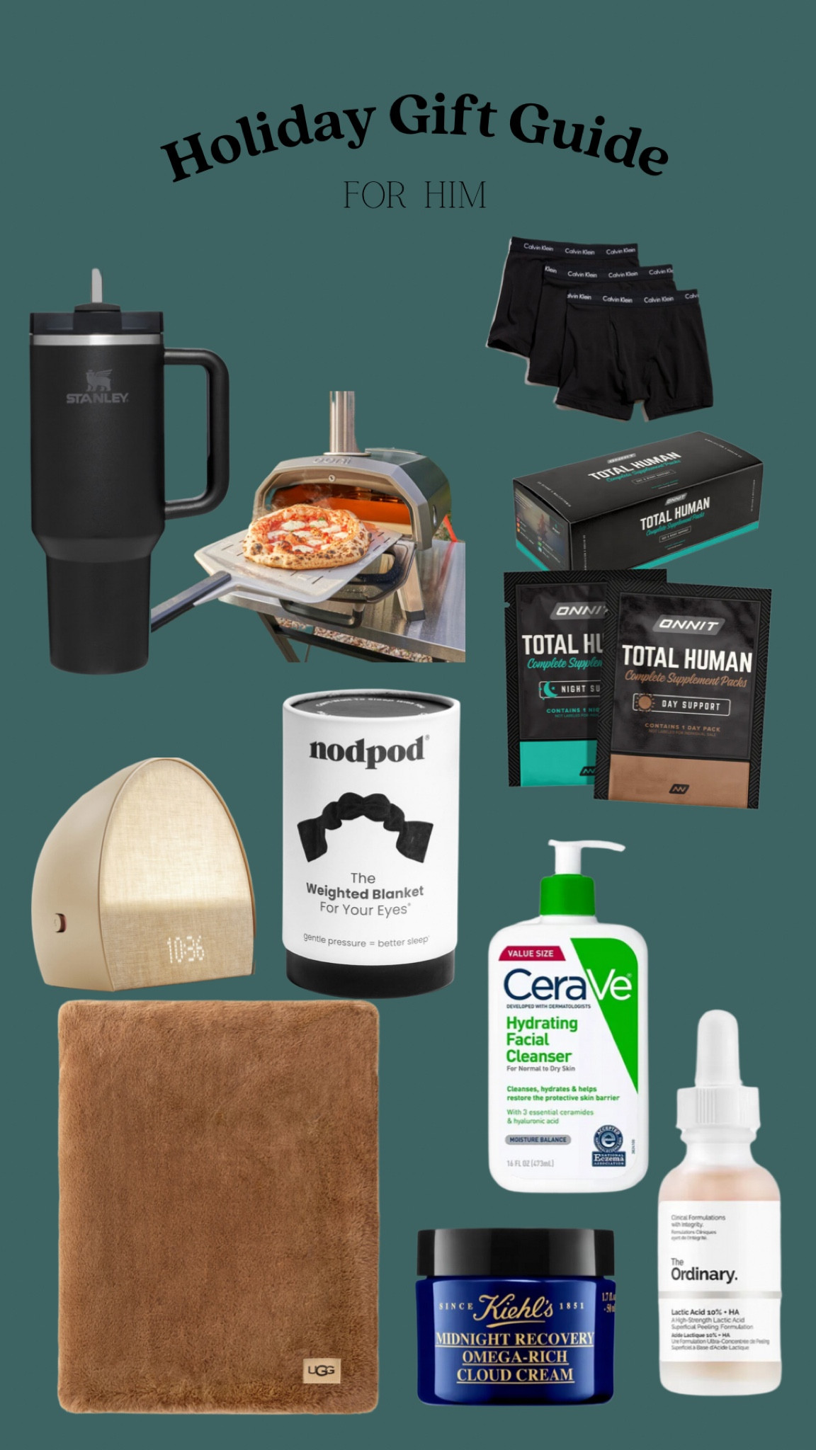 Holiday gift guide for him

My husband isn’t into golf, doesn’t wear a suit every day, and the typical lists just don’t seem very him 

He loves to exercise, and is very into health and fitness, he always steals my water bottles and blankets sooo here’s my list 



#LTKGiftGuide #LTKCyberWeek #LTKHoliday
