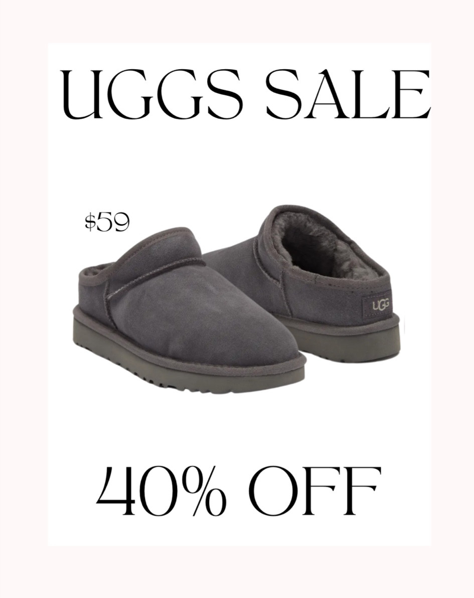 RUN YALL! $59 for this cute trendy style Uggs! The perfect Christmas gift. All sizes in stock at the moment but will sell out!

Gifts for her, Christmas gifts, sale, alert, deal of the day, Nordstrom rack, Nordstrom deals, UGG slippers, UGGs, UGGs on sale, Cuber Monday, Black Friday deals


#LTKCyberWeek #LTKHoliday #LTKGiftGuide