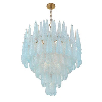 Mazzo 21 Light Aged Brass Chandelier | Wayfair North America