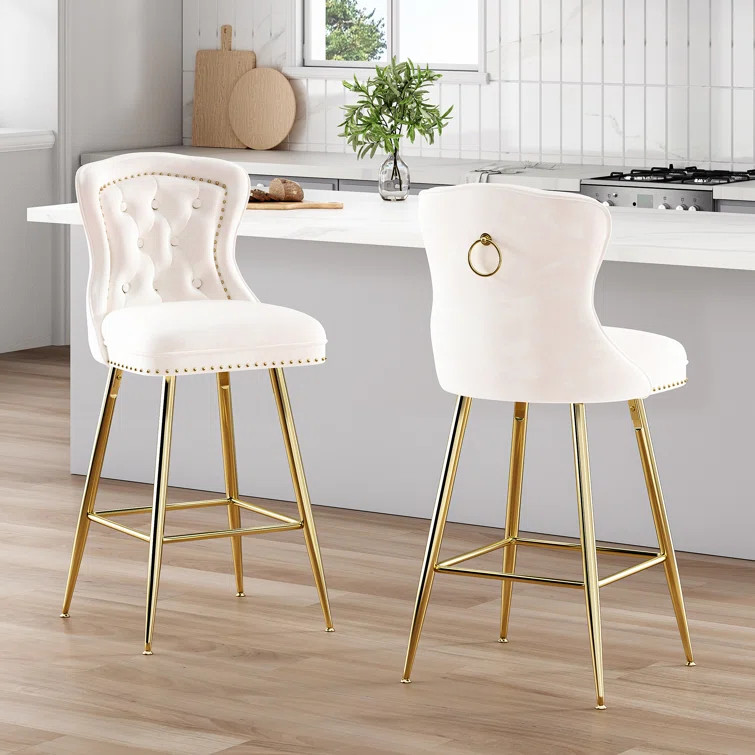 Maghull Upholstered 26'' Counter Stool | Wayfair North America