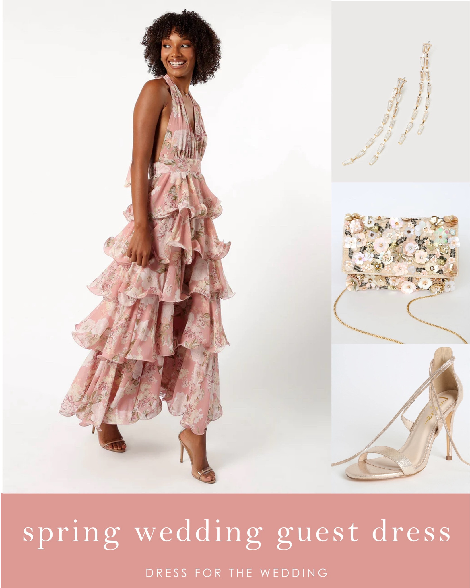 Bouquet Halterneck Maxi Dress - … curated on LTK