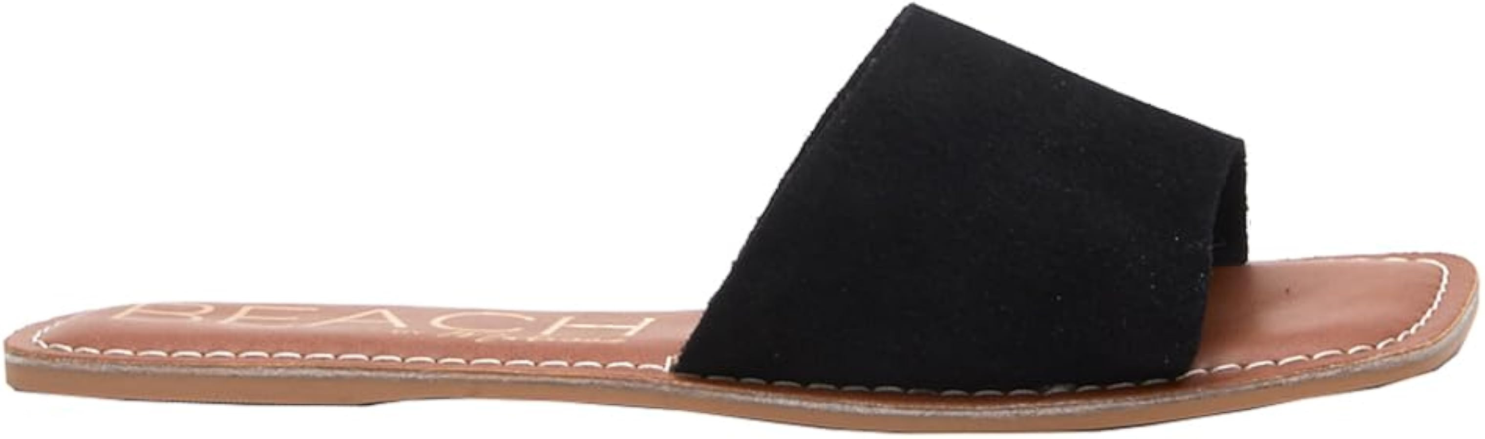 BEACH by Matisse Womens Bali Slide Flat Casual Sandals Casual - Black | Amazon (US)