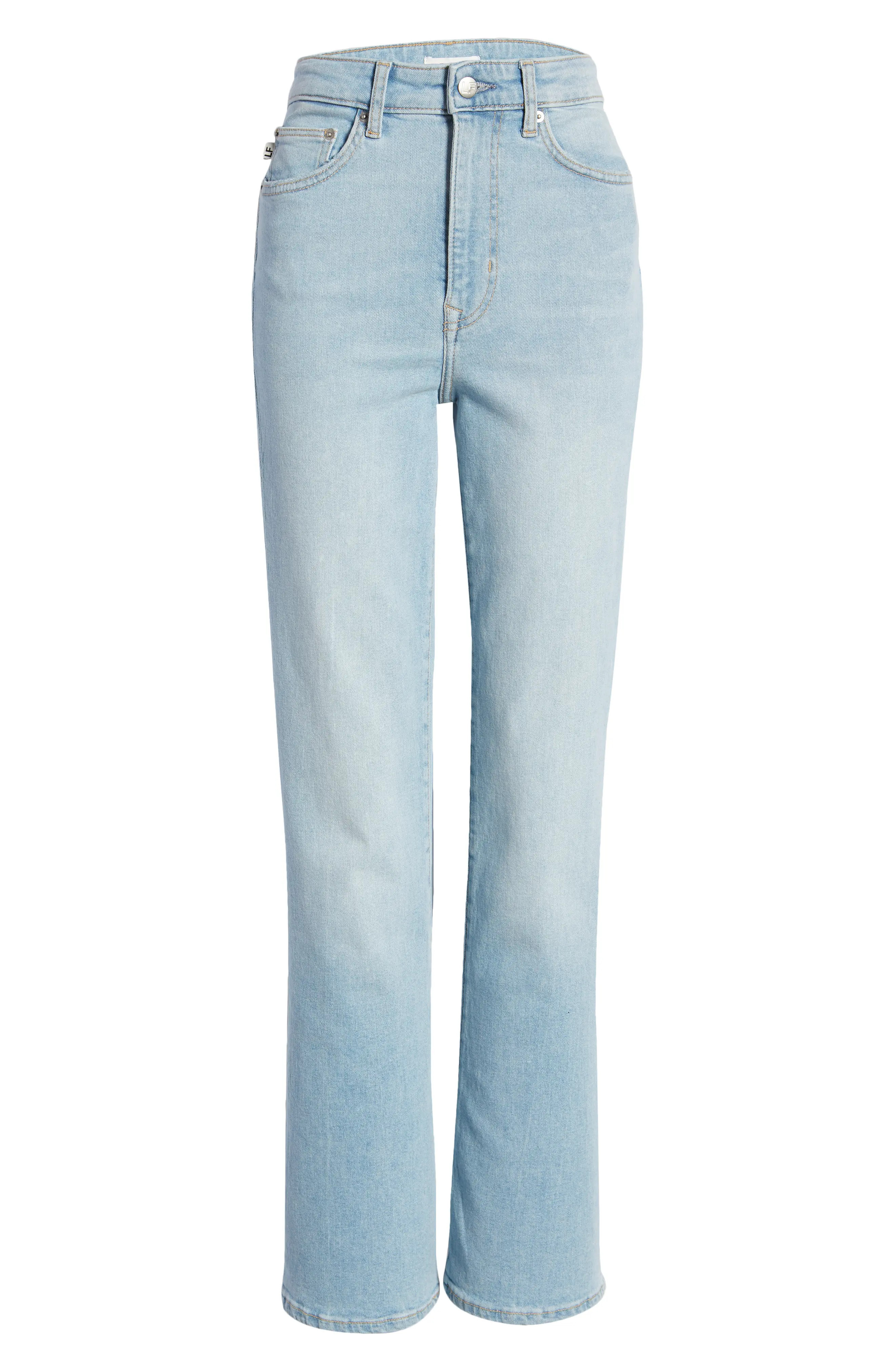 Lovers + Friends Greyson High Waist Flare Leg Jeans in Cypress at Nordstrom, Size 32 | Nordstrom