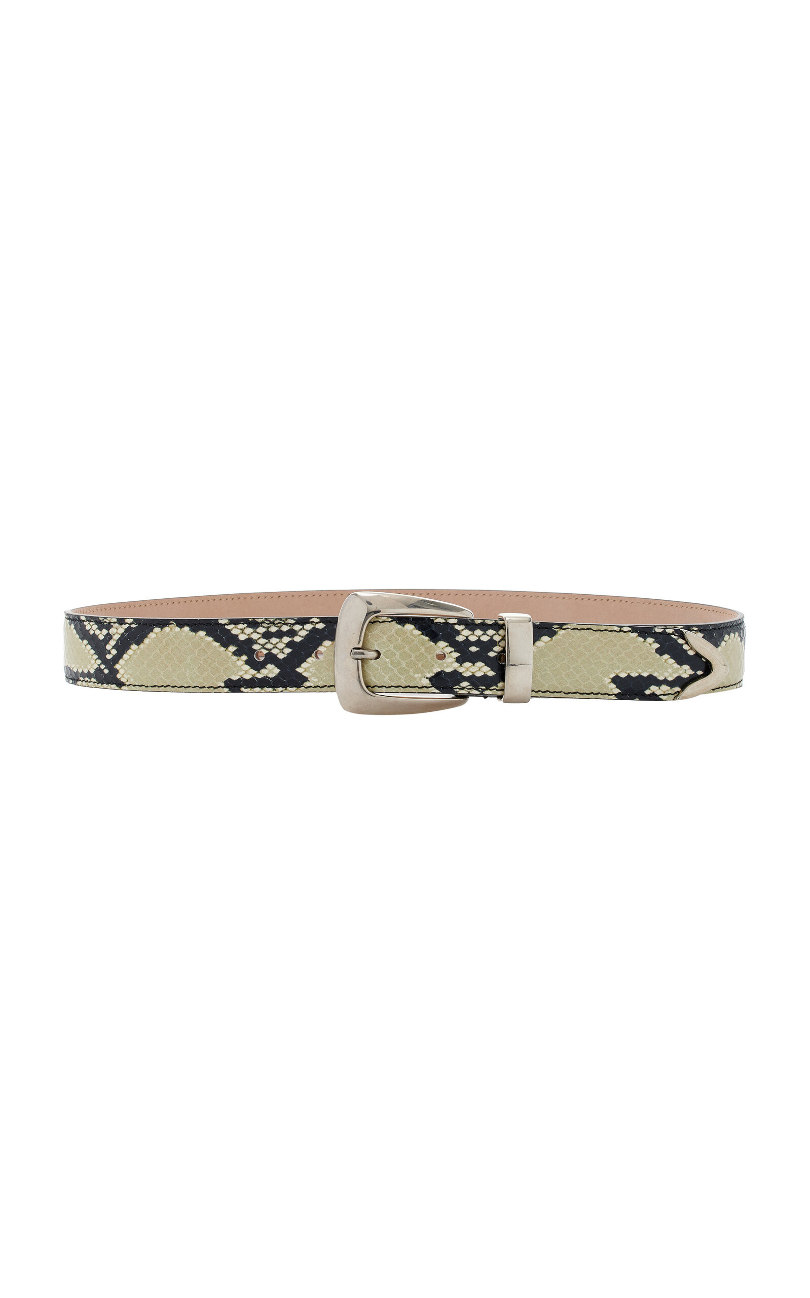 BestsellerKhaiteBenny Python-Embossed Leather Belt$490Color—AnimalSelect a sizeAdd To BagAdd to... | Moda Operandi (Global)