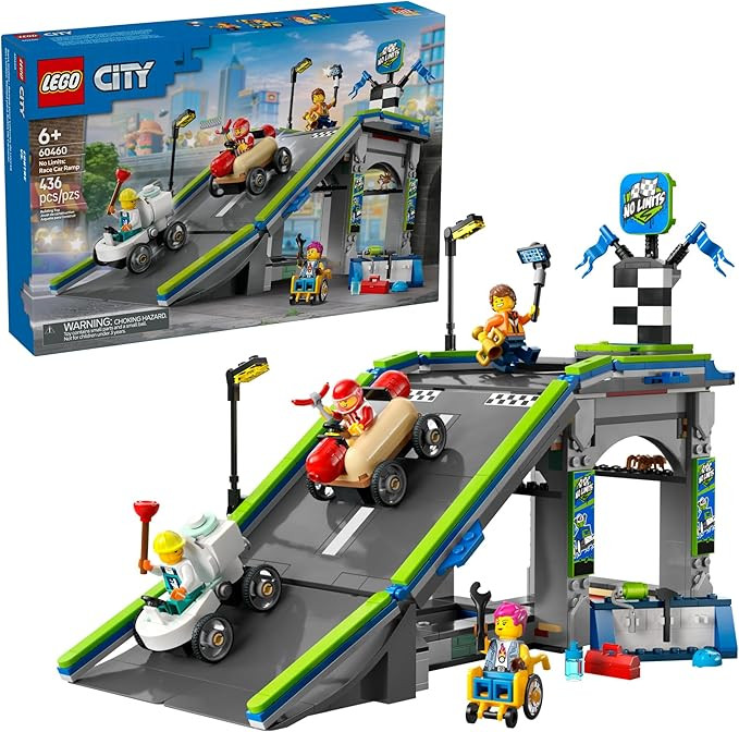 Lego City No Limits: Race Car Ramp Track Toy - Building Toy for Kids, Boys and Girls, Ages 6+ - S... | Amazon (US)