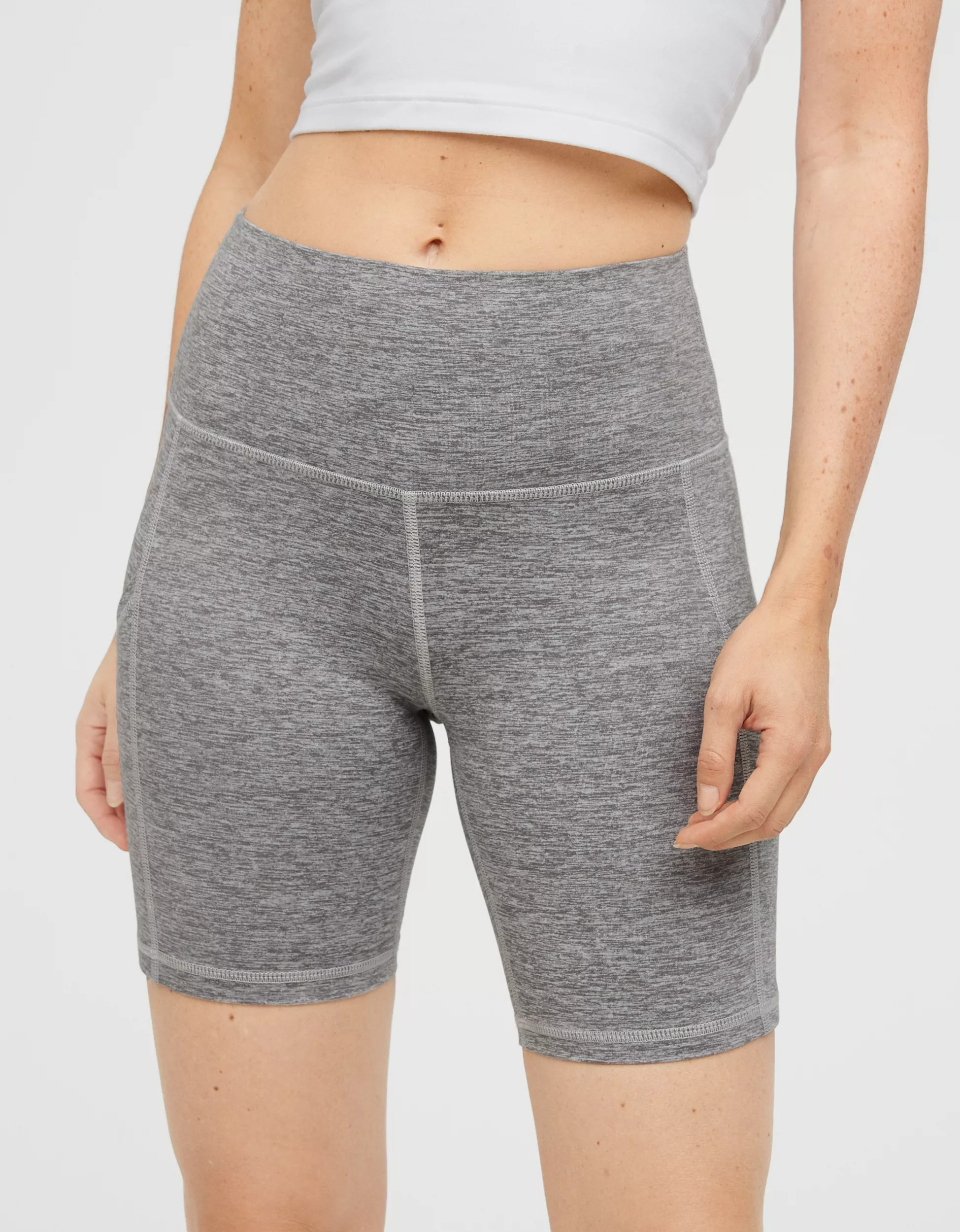 OFFLINE By Aerie The Hugger High Waisted 7" Bike Short | American Eagle Outfitters (US & CA)
