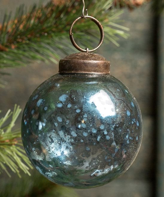 Blue Glass Ball Ornament - Set of Six | zulily