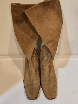Vintage Candies Size 6 Tan  Platform Chunky Y2k 90s Bratz Barbie Heel Boots  | eBay | eBay CA