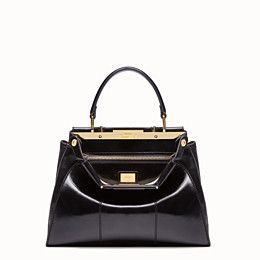 Black leather bag - PEEKABOO ICONIC MEDIUM | Fendi | Fendi Online Store | Fendi