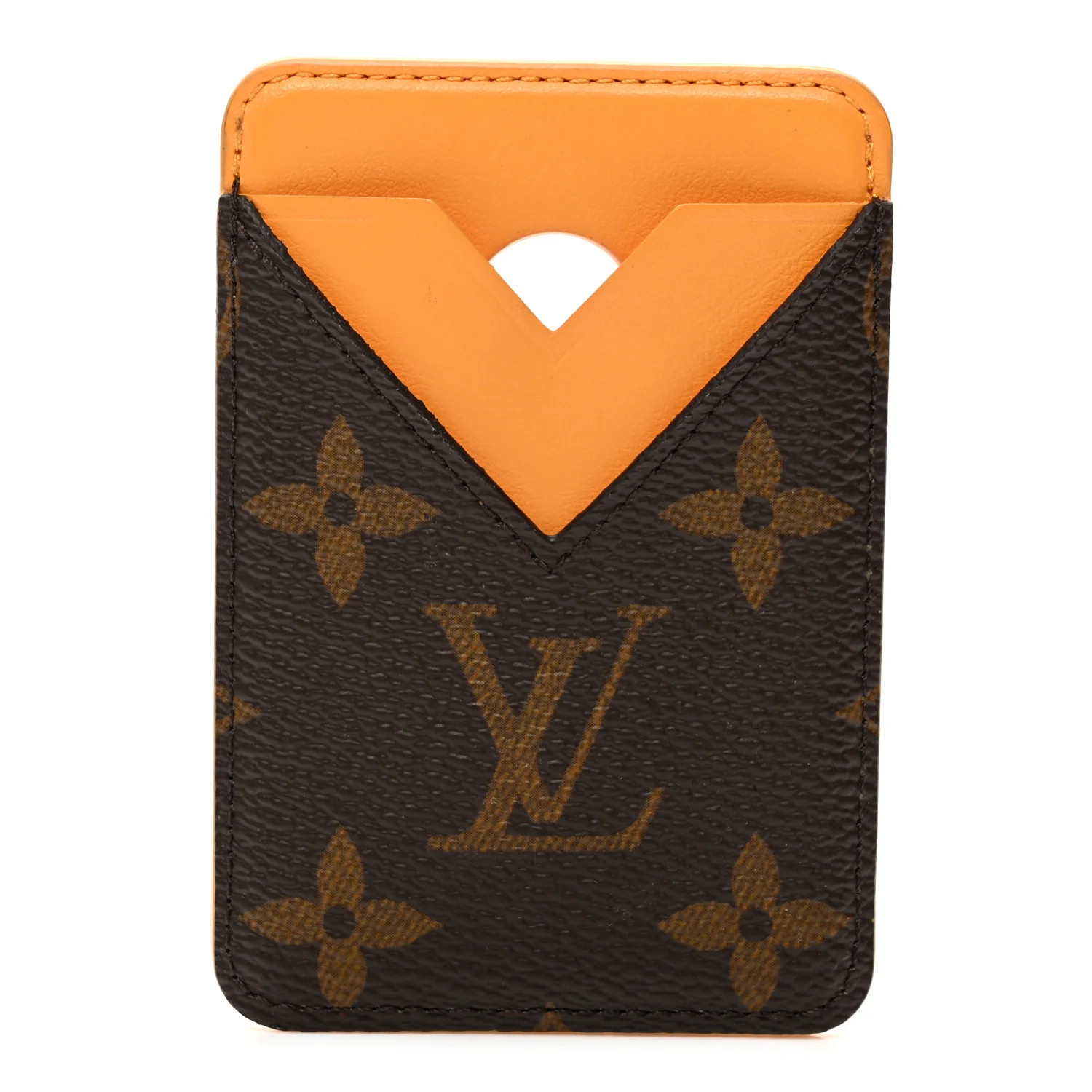 Louis Vuitton Monogram Macassar Magnetic Card Holder Safran Yellow 1895219 | FASHIONPHILE (US)