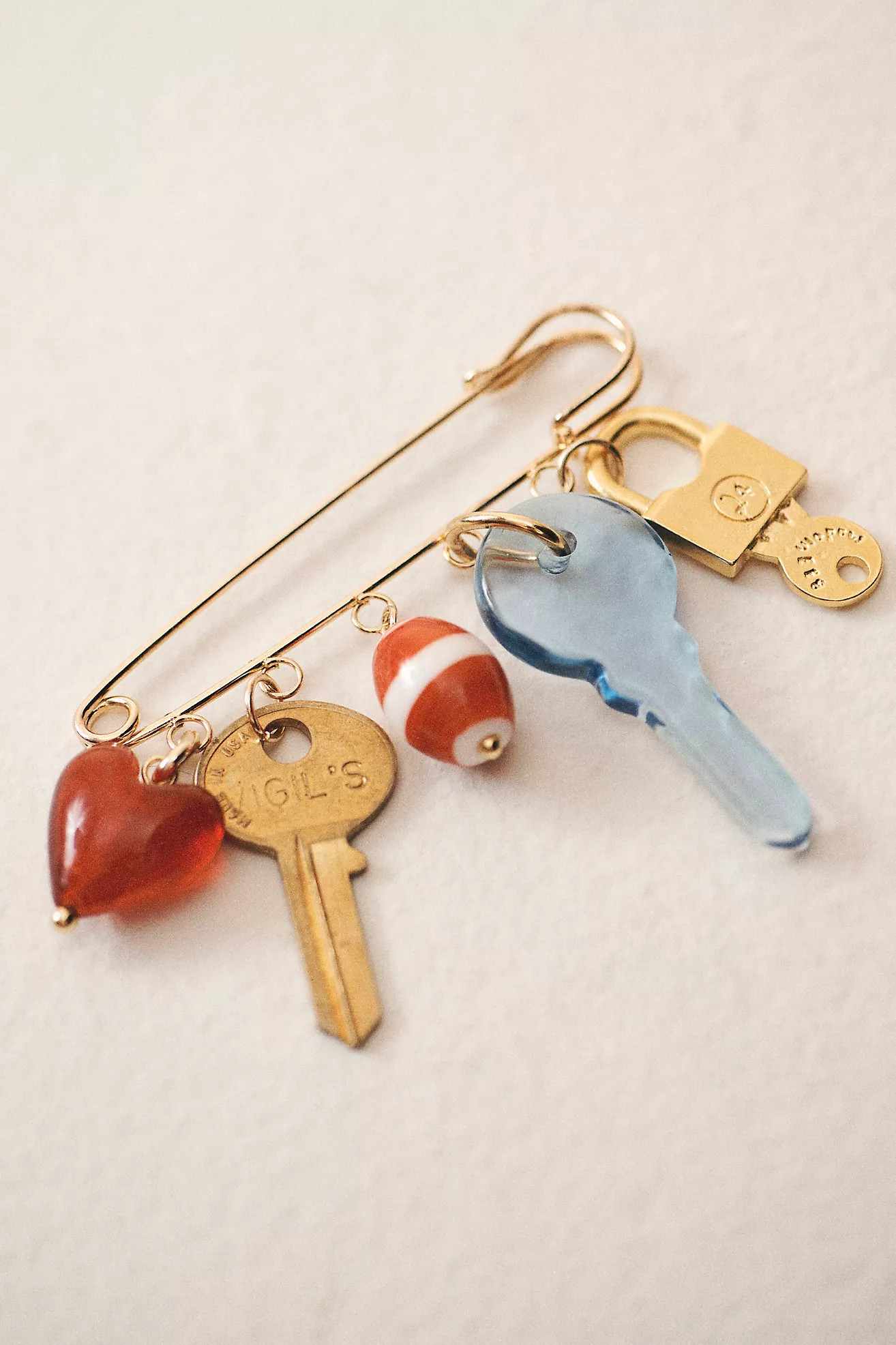 Safety Pin Bag Charm | Anthropologie (US)