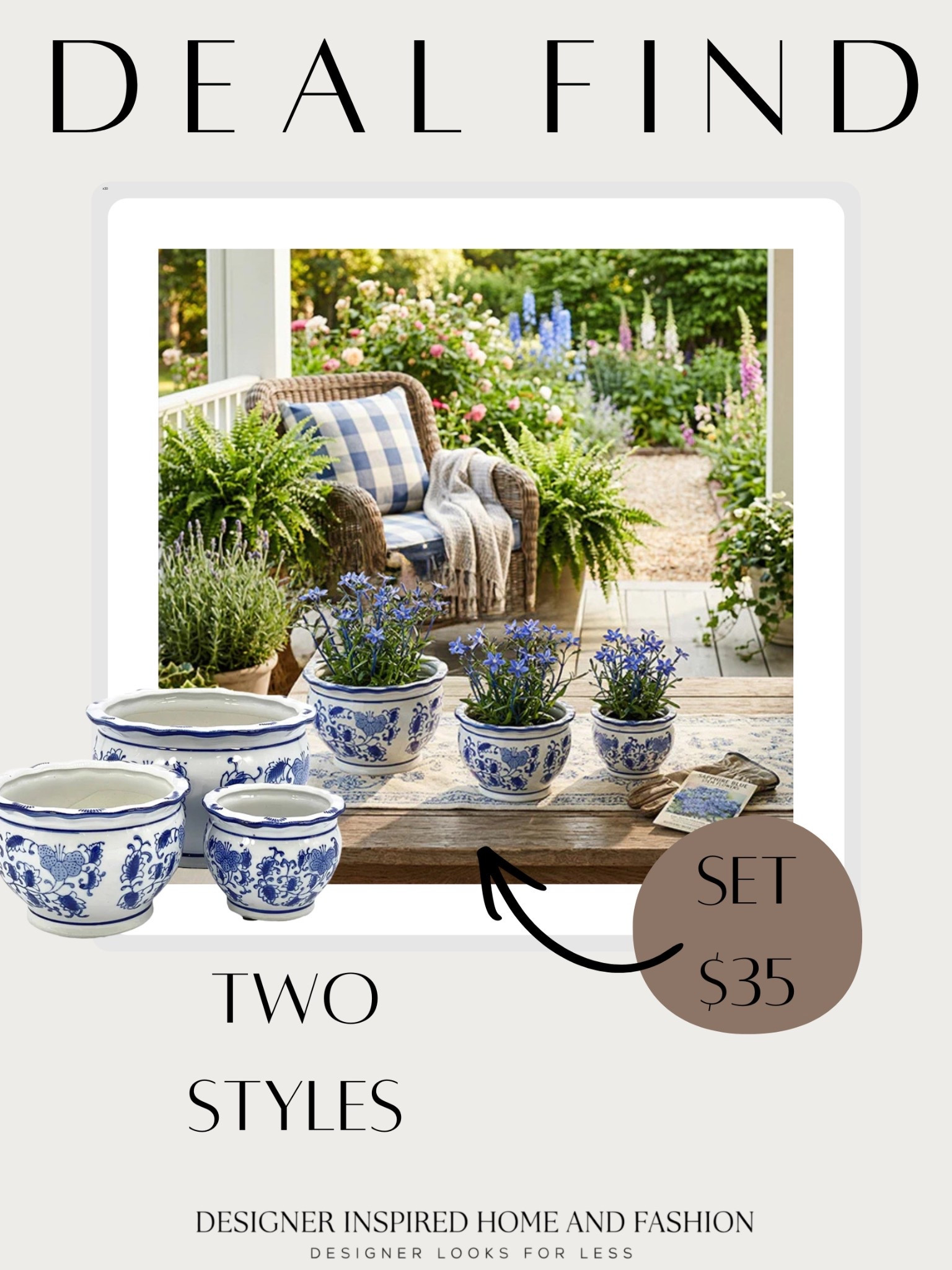 Great deal on these gorgeous set of planters! 

#LTKHome #LTKSeasonal #LTKSaleAlert