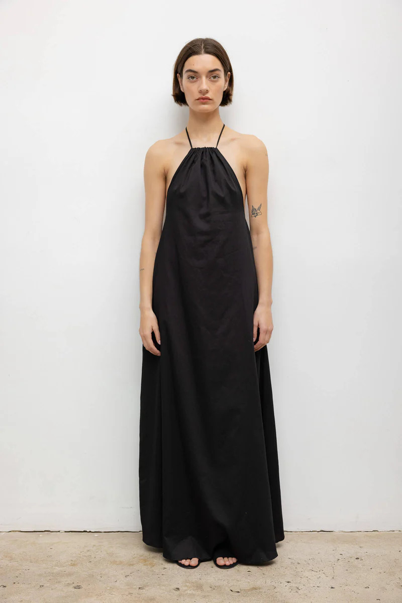 Yoko Halter Maxi Dress | LESET