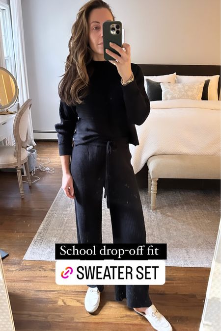 Go-to school drop off outfit in the fall. This sweater set is the best

Fall fashion | fall outfit 

#LTKfindsunder100 #LTKstyletip #LTKworkwear