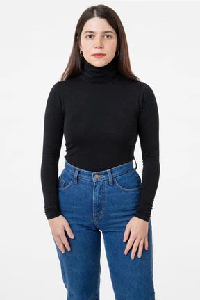 8306 - Cotton Spandex Turtleneck | Los Angeles Apparel