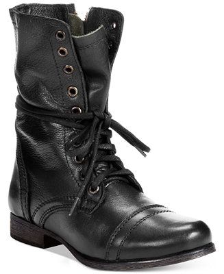 Women's Troopa Lace-up Combat Boots | Macy's