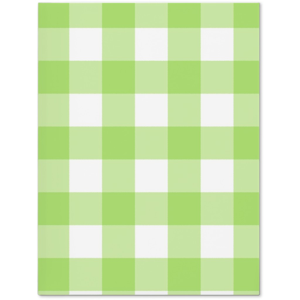 Hardcover Journals: Gingham Checks, Green, Pear | Shutterfly