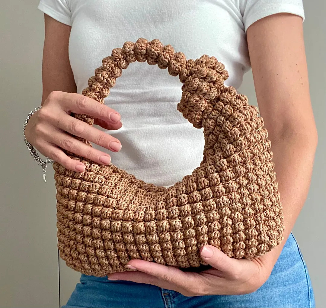 CROCHET PATTERN GLORIA Bag Crochet Bag Pattern Wool Bag Crochet Purse Woman Bag Shopping Bag Summ... | Etsy (US)