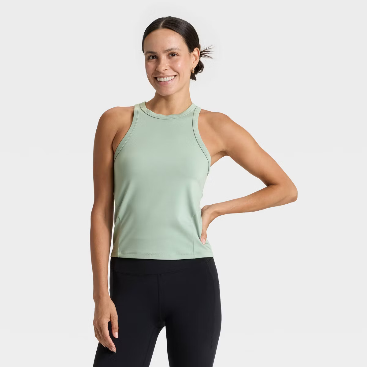 Women's High Neck Racerback Tank Top - All In Motion™ | Target