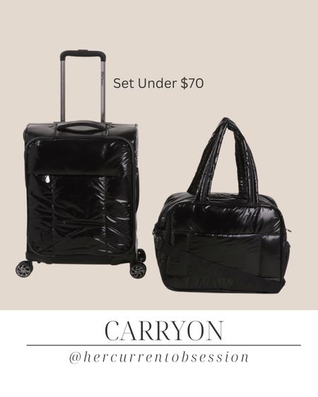 Carryon and weekender set under $70 

#LTKsalealert #LTKtravel #LTKitbag