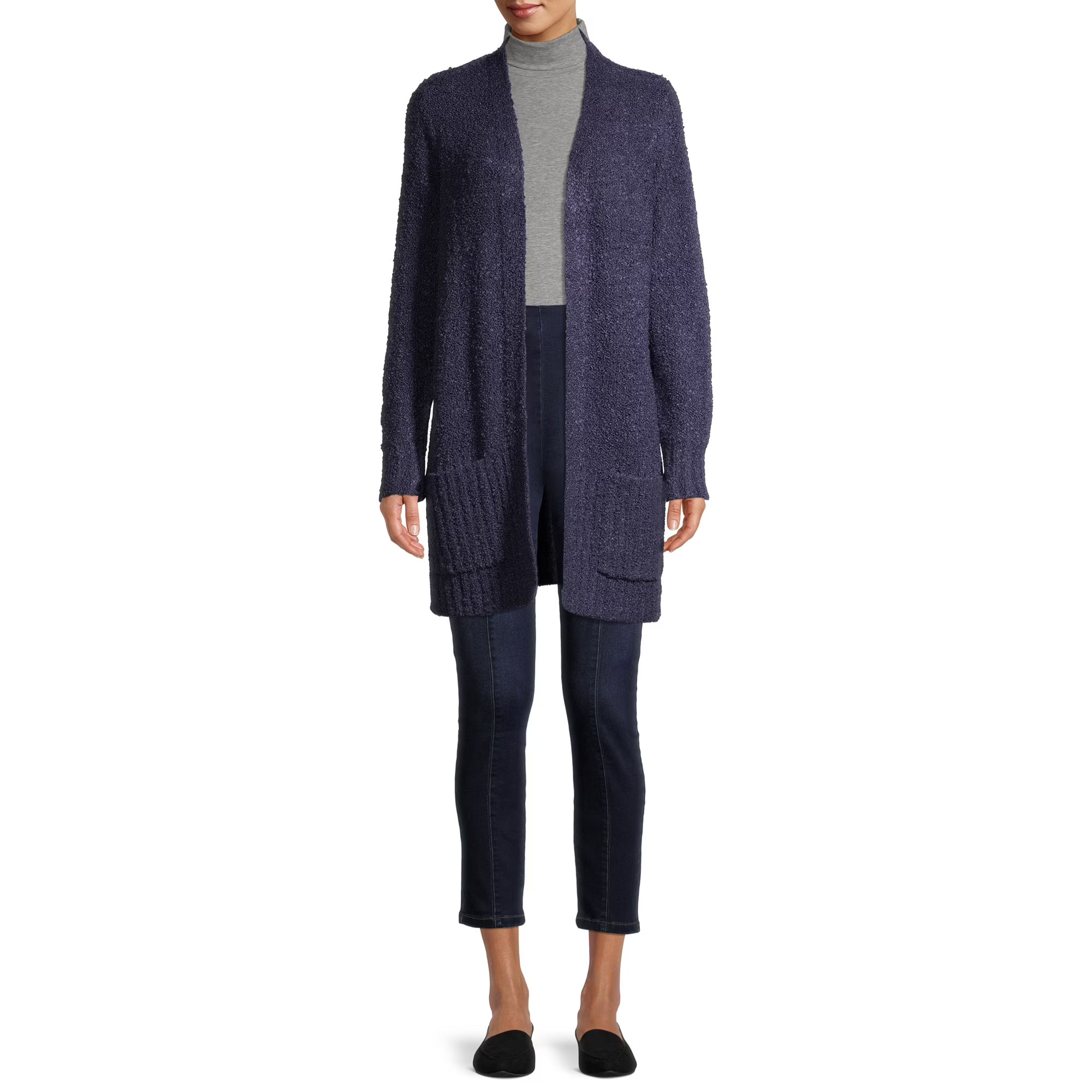 Time and Tru Women's Boucle Cardigan | Walmart (US)