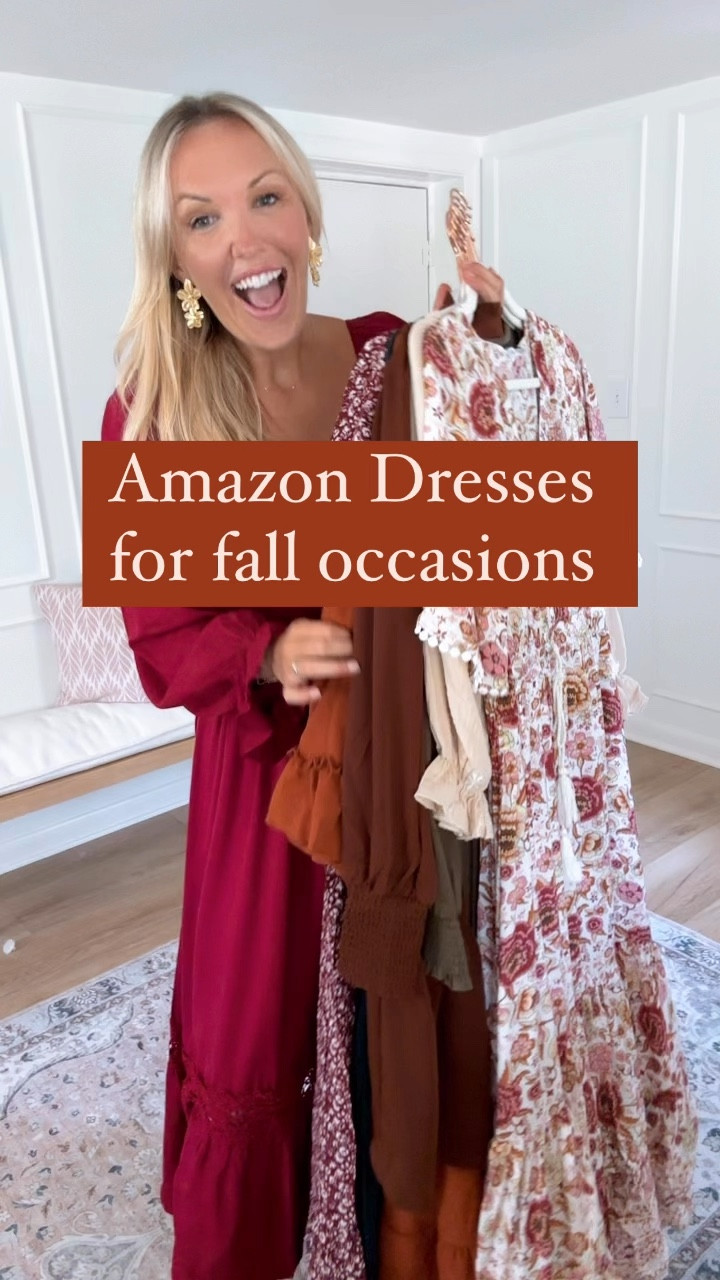 All occasions fall dresses - family photos dress - teacher outfits - maternity photos - bump friendly - fall work wear 

#LTKStyleTip #LTKSeasonal #LTKMidsize