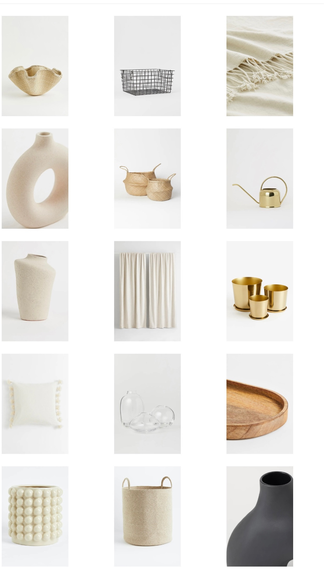 H&M Home
Vases. Curtains, gray, basket, straw basket, shell shaped bowl, stoneware vase, cotton storage basket, vision cover, pillow, drapes

#LTKhome #LTKstyletip #LTKFind