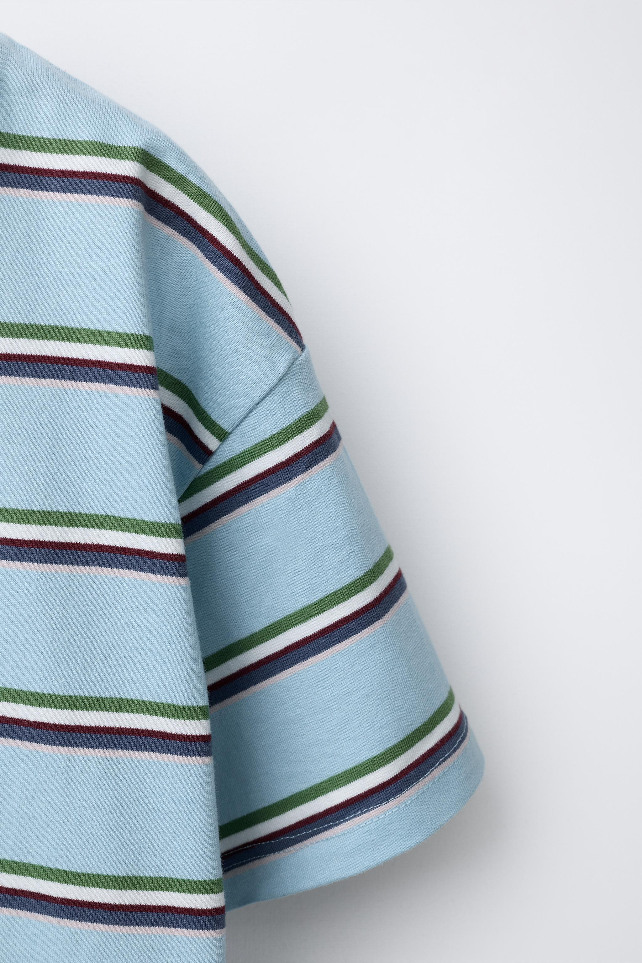 STRIPED PRINT T-SHIRT | Zara Canada