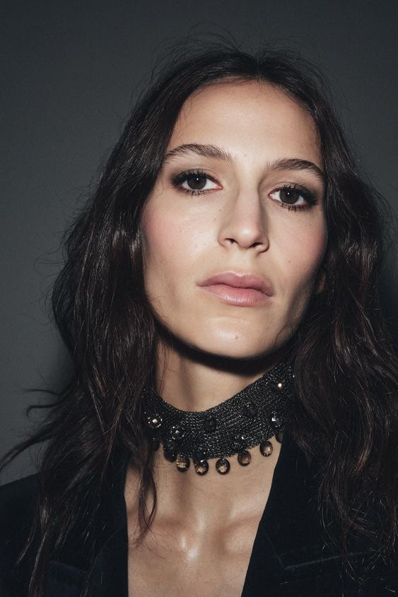 MESH CRYSTAL CHOKER | Zara US