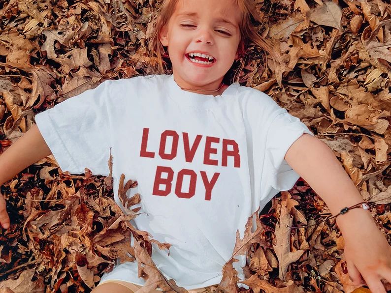 Lover Boy Toddler Shirts •Kids Valentines Day Gift Shirt •Toddler Boy Valentines Day T-Shirt ... | Etsy (US)