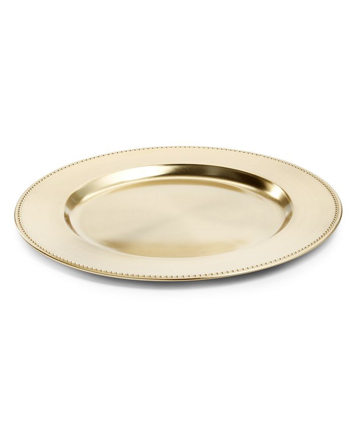 Martha Stewart Collection Harvest Gold Charger, Created for Macy's & Reviews - Dinnerware - Dinin... | Macys (US)