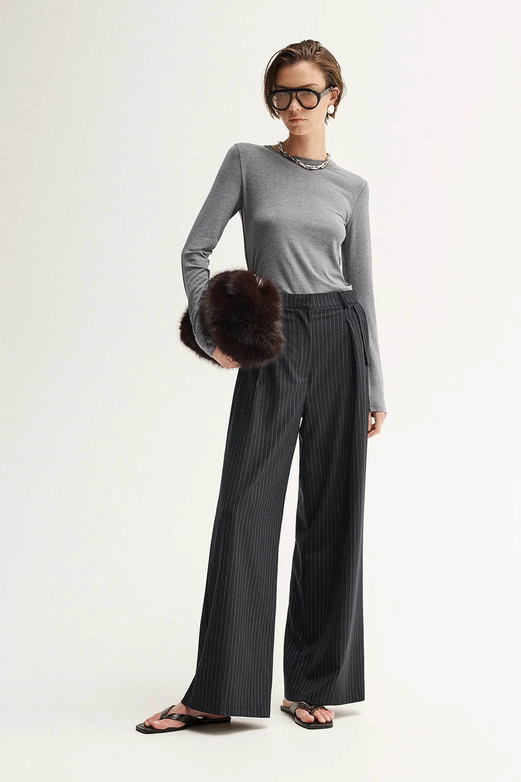 Sierra Top Charcoal Marle | Elka Collective