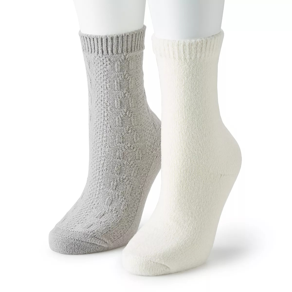 Women's Sonoma Goods For Life® Cable Knit Supercozy Crew Sock | Kohl's