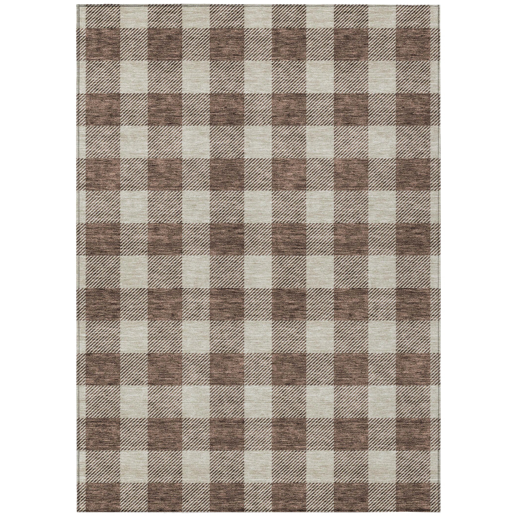Colzie Flatweave Gingham Indoor / Outdoor Rug | Wayfair North America