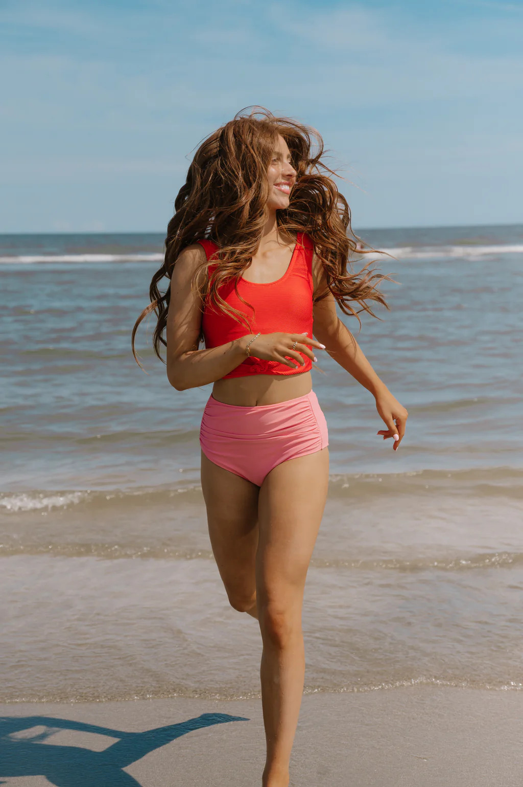 Traveler Top | Nautical Red | Coral Reef Swim