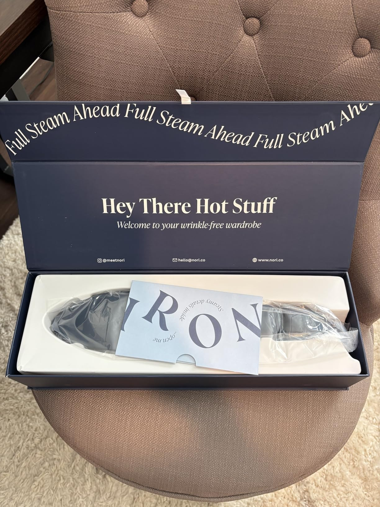 Nori Press Travel Steam Iron - Portable Handheld Iron With Steamer - No Ironing Board Required - ... | Amazon (US)