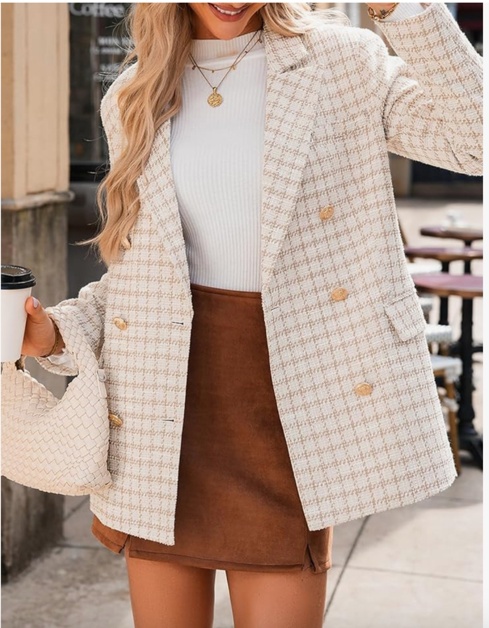 Women’s casual Jackets Long Sleeve Double Breasted Open Front Plaid Blazer

#LTKWorkwear #LTKTravel #LTKFindsUnder100