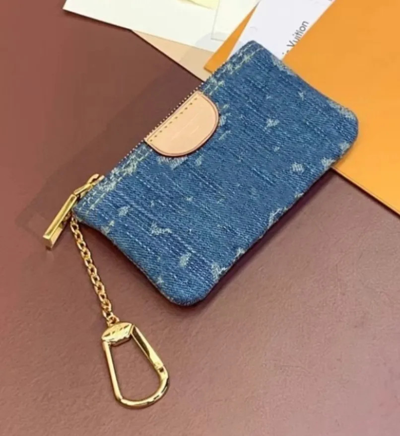 Denim Blue 10A Top quality Fashion Coin Purses Luxury Designers France style coins pouch Wallet m... | DHGate