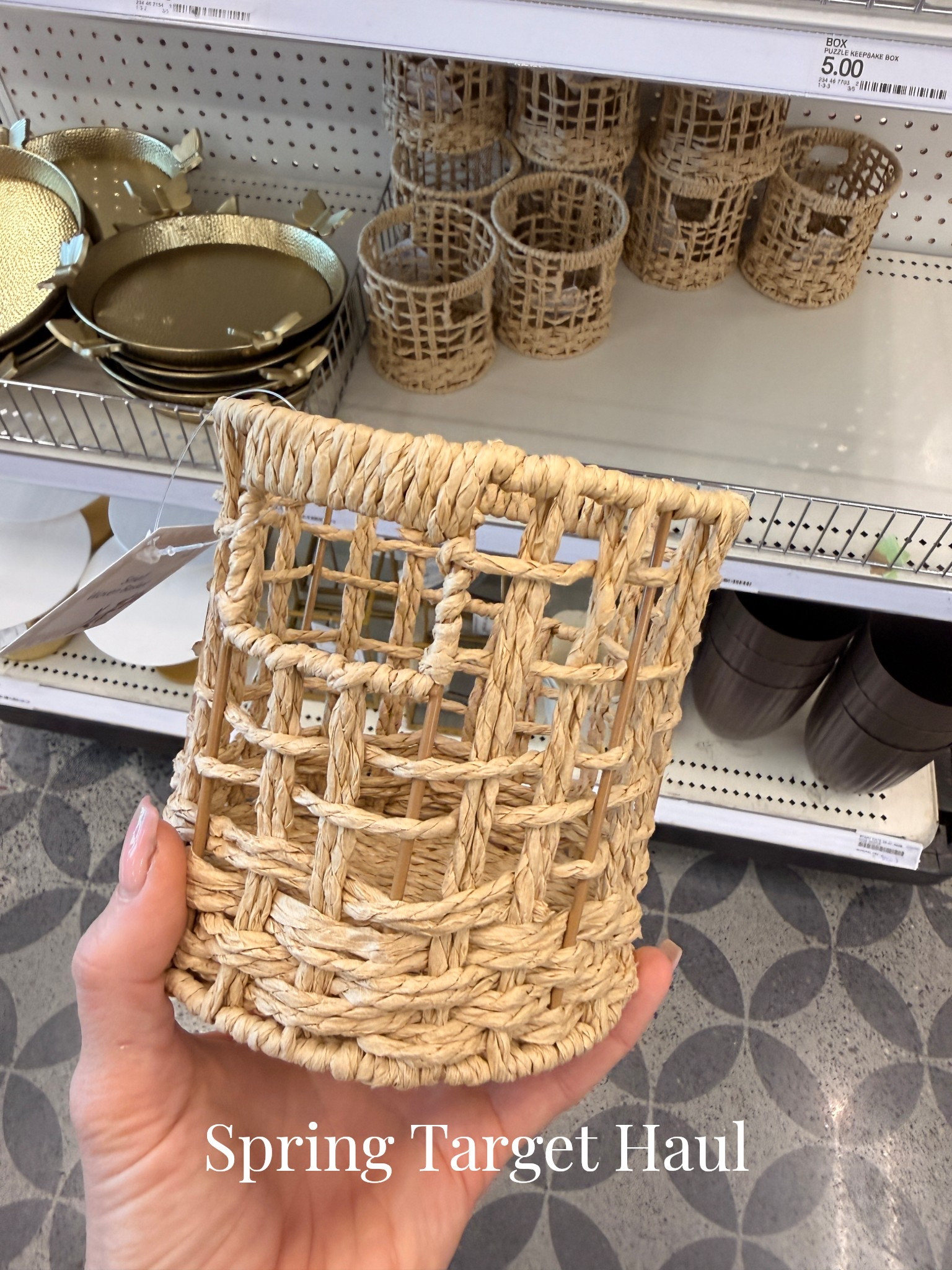 Spring Target Haul: small woven basket/ candle holder, green glass candle, accent pillows, black ceramic bowl, yellow swimsuit. Spring Break. Living room. Kitchen. Decor. 

#LTKSaleAlert #LTKSpringSale #LTKHome