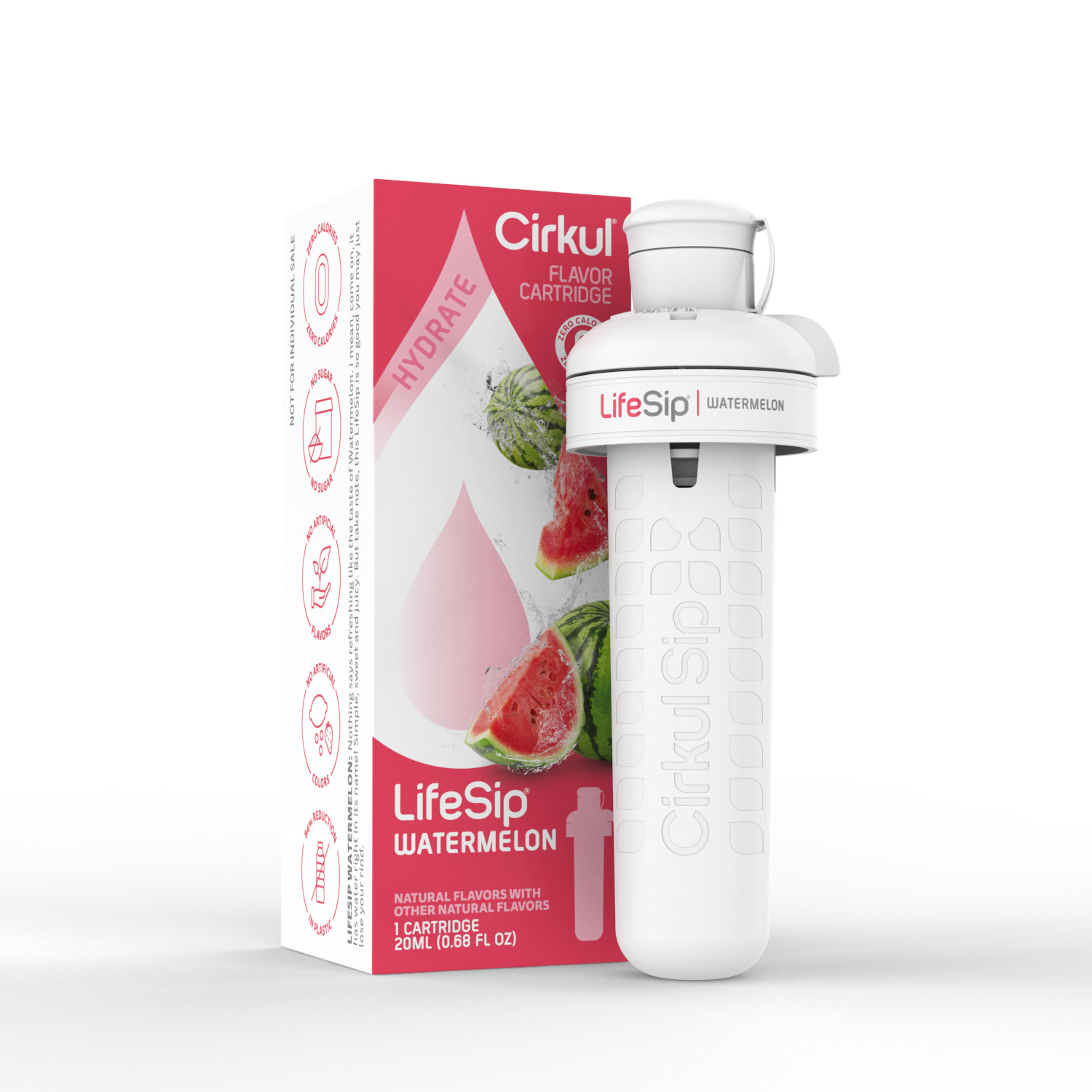 Cirkul LifeSip Watermelon Flavor Cartridge, Drink Mix, 1-Pack | Walmart (US)