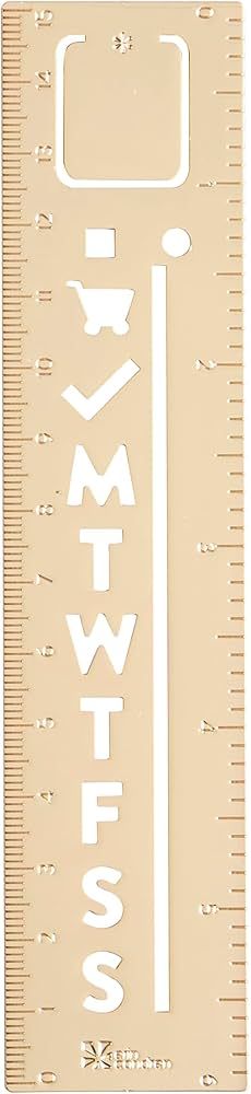 Erin Condren Bookmark Stencil (Gold Meal Planning) | Amazon (US)