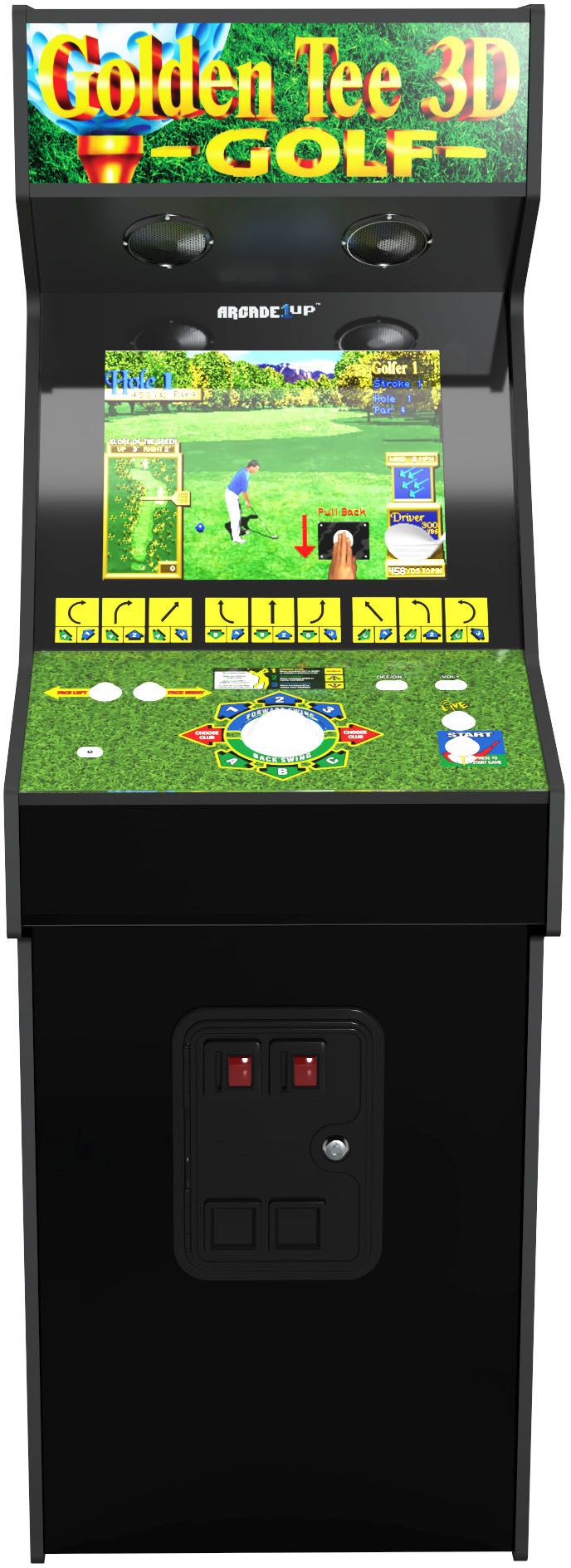 Arcade1Up Golden Tee 3D Golf 19" Arcade with Lit Marquee GLD-A-200911 - Best Buy | Best Buy U.S.