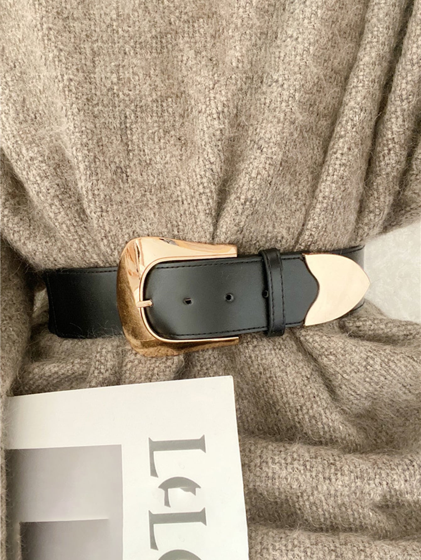 Metal Buckle Elastic Belt | SHEIN