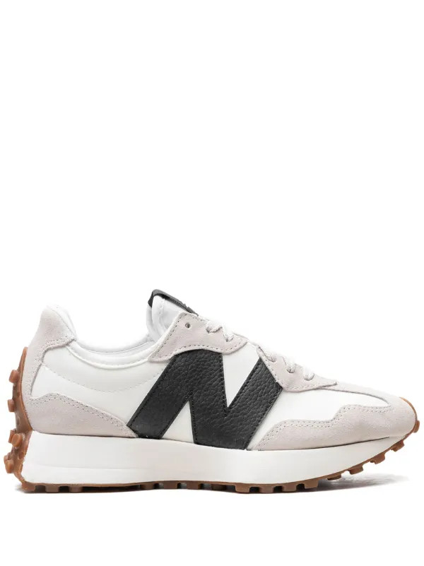 New Balance 327 "Moonbeam/Black" Sneakers | Neutrals | FARFETCH | Farfetch Global