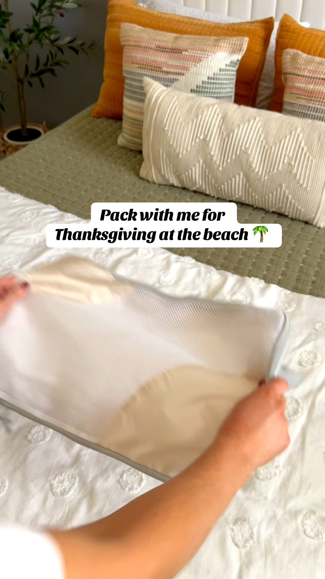 Pack with me for Thanksgiving away at the beach 🌴 

Packing essentials, travel essentials, packing cubes, CALPAK toiletry bag 

#LTKTravel