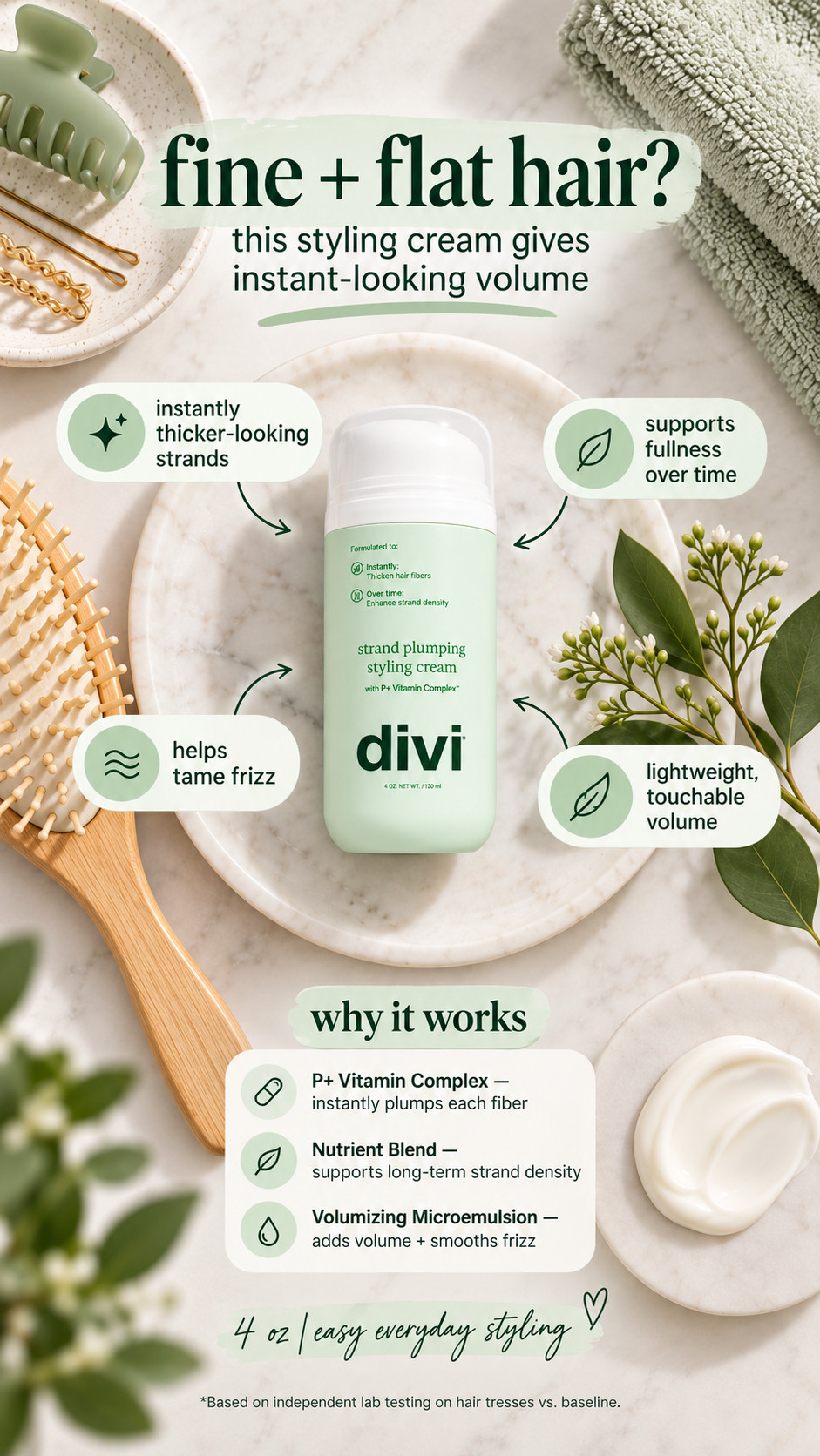 Divi Strand Plumping Volume Mousse Cream  

 #LTKselfcare #LTKSaleAlert #LTKBeauty